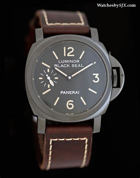 panerai luminor black seal replica